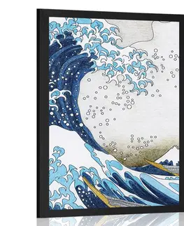 Příroda Plakát reprodukce Velká vlna z Kanagawa - Kacušika Hokusai