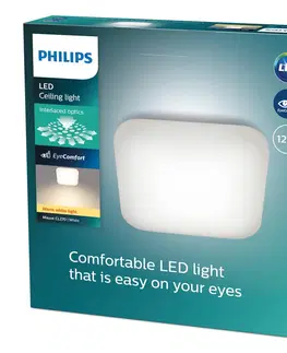 Stropní svítidla Philips Philips Mauve LED stropní světlo, 2 700K 26 x 26cm