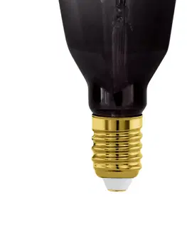 Stmívatelné LED žárovky EGLO LED žárovka E27 4W T100 1 800K filament smoky dim