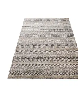 Moderní koberce Kvalitní koberec s abstraktním vzorem v přírodních odstínech