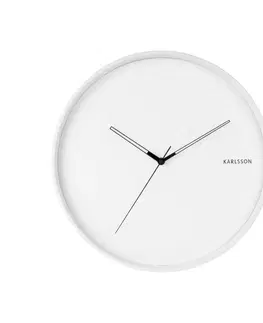 Hodiny Karlsson 5807WH Designové nástěnné hodiny pr. 40 cm