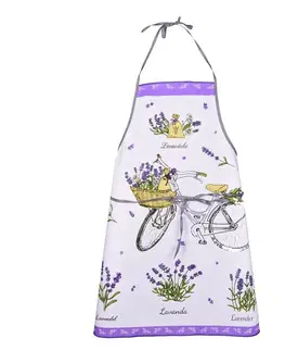 Zástěry Zástěra kuchyňská, Provence levandule, fialová