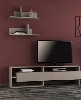 Obývací stěny a sestavy nábytku Televizní stěna GARA mocca