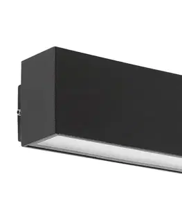 Svítidla Rabalux Rabalux 77075 - LED Venkovní nástěnné svítidlo MATARO LED/10W/230V IP54 černá 