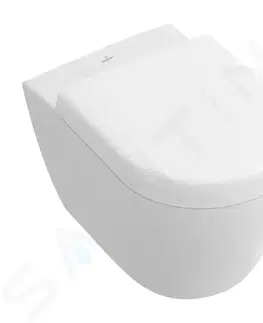 Záchody VILLEROY & BOCH Subway 2.0 Závěsné kompaktní WC, DirectFlush, CeramicPlus, alpská bílá 5606R0R1