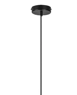 Designová závěsná svítidla Rabalux závěsné svítidlo Ghita E27 2x MAX 20W černá 72029