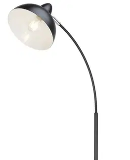 Moderní stojací lampy Rabalux stojací lampa Daron E27 1x MAX 40W matná černá 5240
