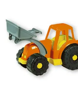 Hračky na zahradu ANDRONI - Traktorový nakladač Power Worker - oranžový