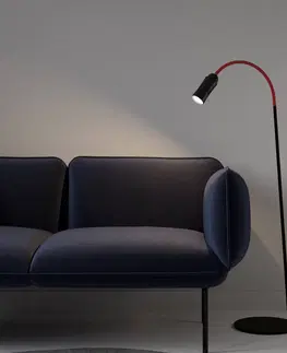 Stojací lampy Top Light Neo! Floor LED stojací lampa dim černá/červená