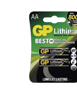 Baterie primární  2 ks Lithiová baterie AA GP LITHIUM 1,5V 