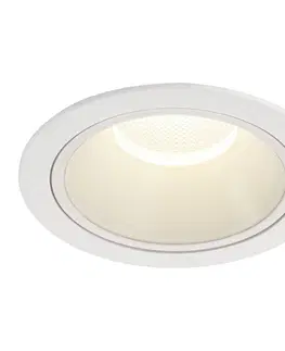 LED podhledová svítidla SLV BIG WHITE NUMINOS DL XL vnitřní LED zápustné stropní svítidlo bílá/bílá 4000 K 55° 1004052