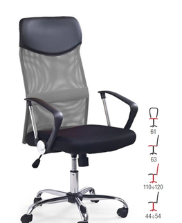 Kancelářské židle Kancelářské křeslo MEDANG, černá/šedá