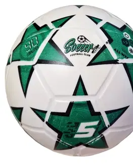 Hračky STAR TOYS - Fotbalový míč Soccer zelená velikost 5