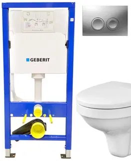WC sedátka CERSANIT GEBERIT DuofixBasic s tlačítkem DELTA21 458.103.00.1 21MA DE2