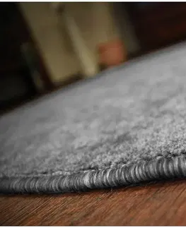 Koberce a koberečky Dywany Lusczow Kulatý koberec SERENADE Graib šedý, velikost kruh 150