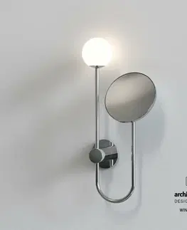 Moderní nástěnná svítidla ASTRO zrcadlo s osvětlením Orb 3.5W G9 chrom 1424001