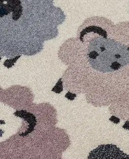 Koberce a koberečky Dywany Lusczow Dětský koberec Sheep krémový, velikost 190x270