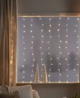 Vánoční světelné závěsy Konstsmide Christmas LED světelný závěs, 120 zdrojů, teplá bílá