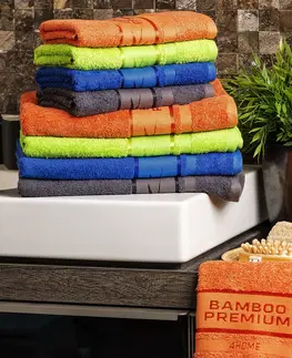 Ručníky 4Home Bamboo Premium ručník modrá, 50 x 100 cm, sada 2 ks
