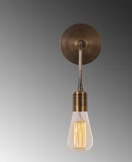 Svítidla Opviq Nástěnná lampa Dartini II mosaz