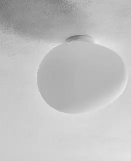 Stropní svítidla Foscarini Foscarini Gregg mediální skleněná stropní lampa, 27 cm