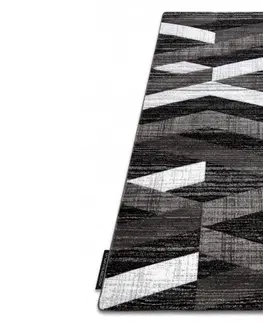 Koberce a koberečky Dywany Lusczow Kusový koberec ALTER Bax pruhy šedý, velikost 280x370