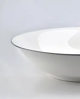 Mísy a misky Affekdesign Porcelánová mísa SIMPLE bílá