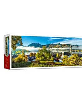 Dekorace Panoramatické puzzle 1.000 dílů "Schlierské jezero"