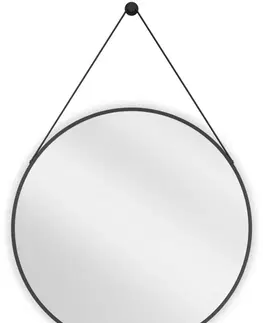 Koupelnová zrcadla MEXEN String zrcadlo 70 cm, černý rám 9854-070-070-000-70