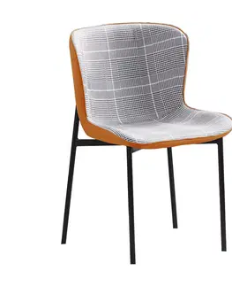 Židle Jídelní židle ADIANA Tempo Kondela Oranžová