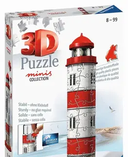 Hračky puzzle RAVENSBURGER - Mini budova - maják 54 dílků