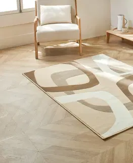 Koberce a koberečky Obdélníkový koberec s retro motivem