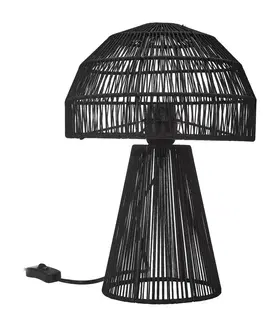Stolní lampy PR Home PR Home Porcini stolní lampa výška 37 cm černá