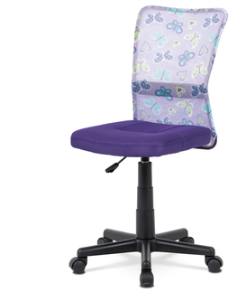 Kancelářské židle Dětská kancelářská židle TRUSKA, fialová