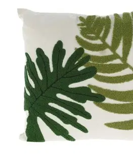 Polštáře Polštářek Palma zelená, 45 x 45 cm