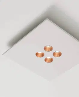 Stropní svítidla ICONE ICONE Confort - LED stropní svítidlo, bílá měď