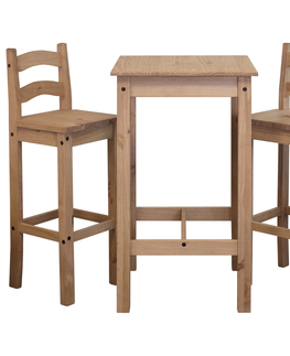 Jídelní stoly Barový stůl PIMBOW, medová borovice