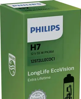 Autožárovky Philips H7 Long life EcoVision 12V 12972LLECOC1