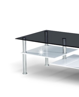 Konferenční stolky TRIVIR konferenční stolek, ocel/sklo
