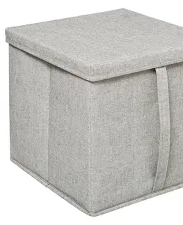 Úložné boxy DekorStyle Úložný box Orga 31x31 cm šedý