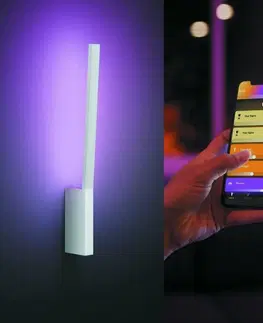 Chytré osvětlení PHILIPS HUE Hue Bluetooth LED White and Color Ambiance Nástěnné svítidlo Philips Liane 8719514343443 bílé 2000K-6500K RGB