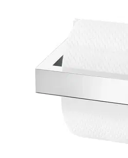 Koupelnový nábytek Držák na toaletní papír LINEA nerezový lesklý nástěnný ZACK