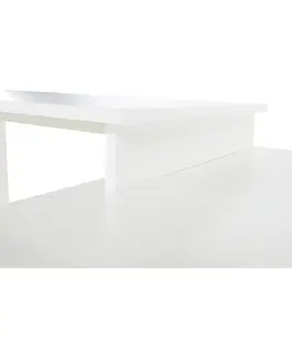 PC stolky Psací stůl DALTON 2 NEW VE 02 Tempo Kondela Bílá / šedá