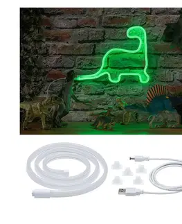 LED pásky Paulmann Paulmann LED pásek Neon Colorflex USB 1m zelený