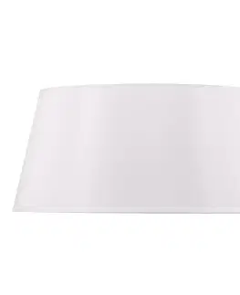 Stínidlo na lampu Duolla Kuželové stínidlo vysoké 25,5 cm, bílý chintz