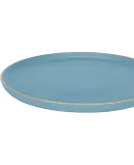 Talíře Kameninový dezertní talíř Magnus, 21 cm, modrá