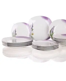 Sady nádobí Banquet Lavender 18dílná jídelní sada