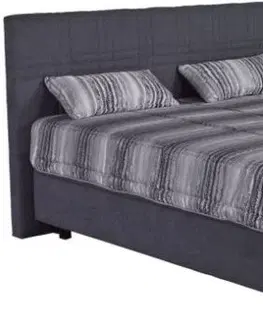 Postele FALCO Čalouněná postel Michaela 180x200 šedá