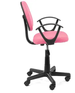 Dětské pokoje Ak furniture Dětská otočná židle FD-3 růžová