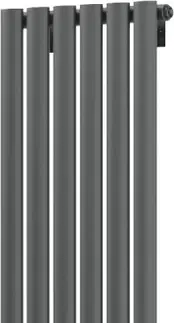 Radiátory MEXEN Oregon otopný žebřík/radiátor 1800 x 360 mm, 604 W, antracit  W202-1800-350-00-66